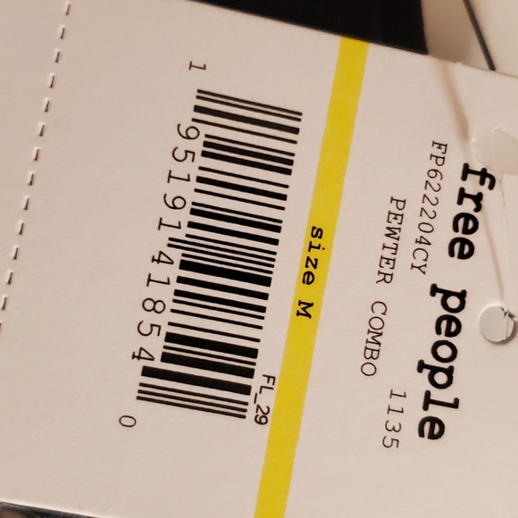 NWT Free People let it shine Bralette size L & panty pewter combo size M "set" - Picture 12 of 16